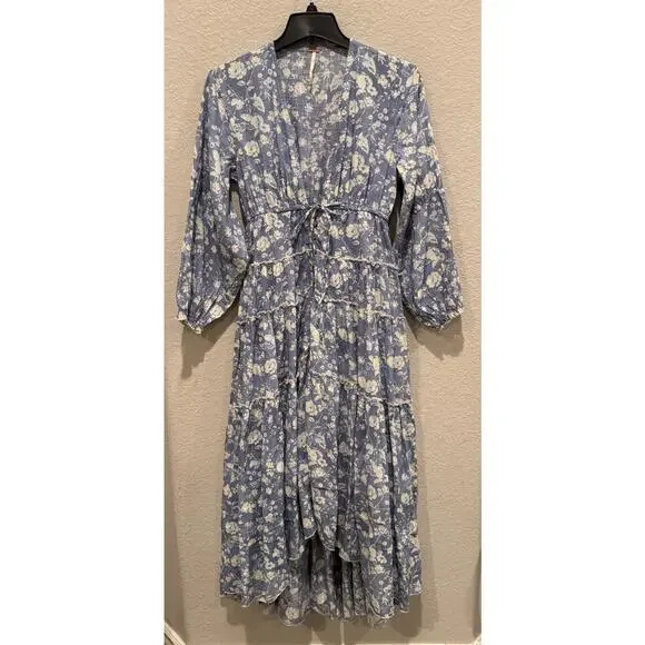 Free People Pappiet Midi Dress Size Small - Picture 14 of 15
